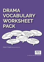 Drama Vocabulary Worksheet Pack